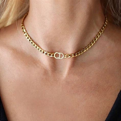 dior choker kette|vintage dior choker.